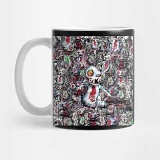 Crazed psycho killer mutant bunnies Mug